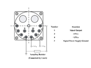Quartz acceleration sensor for mechanical vibration monitoring with Input Range ±10(g)